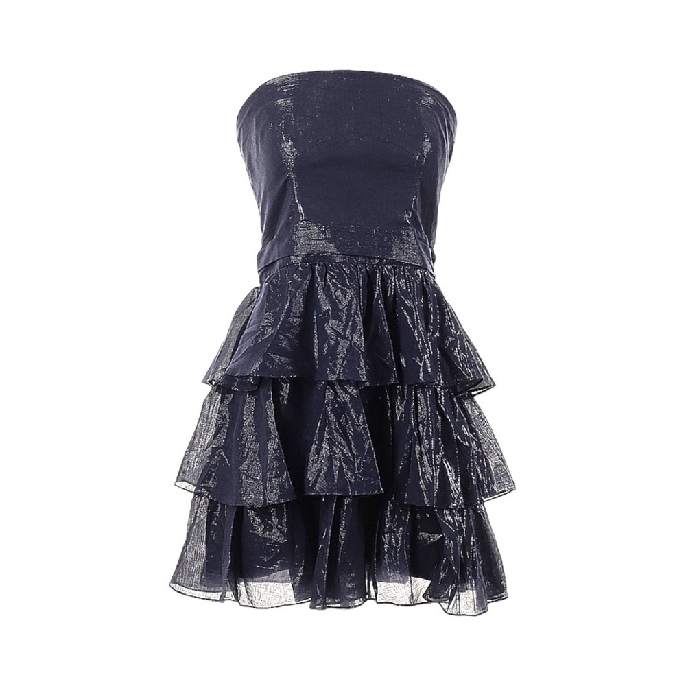 Charlotte Ronson Y2K Emo Western Grudge Sleeze Ruffle Homecoming Dress Size M